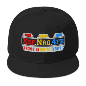 Xsf_Nrg_4fr Crown Black Hat